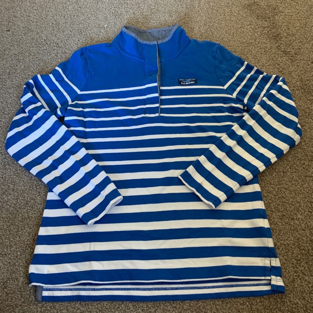 Ll bean striped rugby